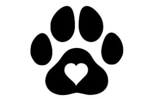 Dog Paw With Heart