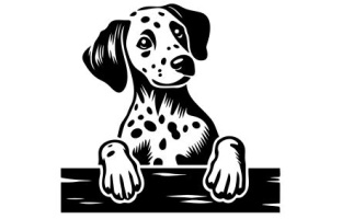 Peeking Dog
